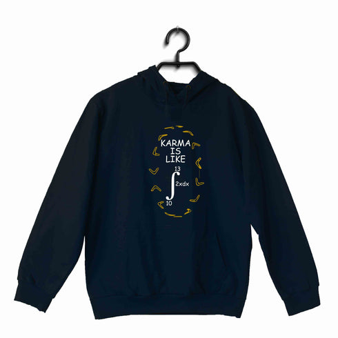 Nerd Mathematics KARMA IS LIKE 69 UNISEX HOODIE Sweatshirts